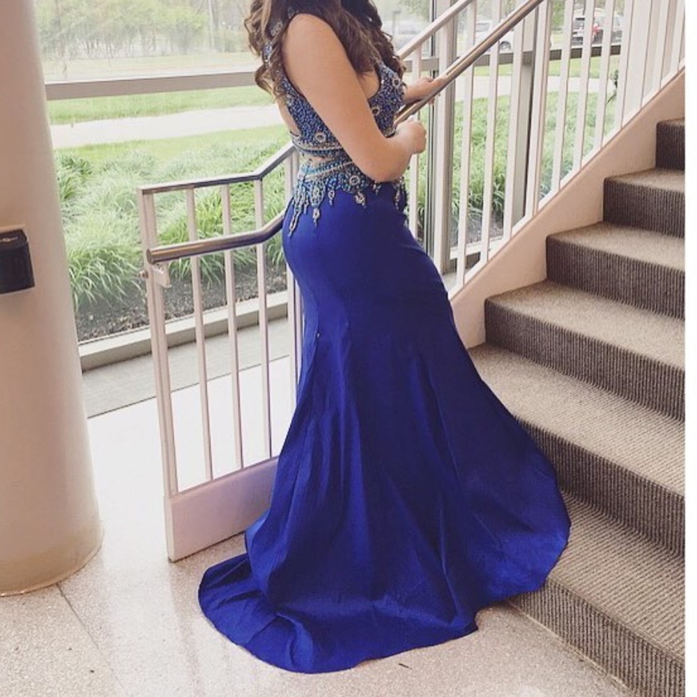 Morilee by Madeline Gardner beaded PROM DRESS